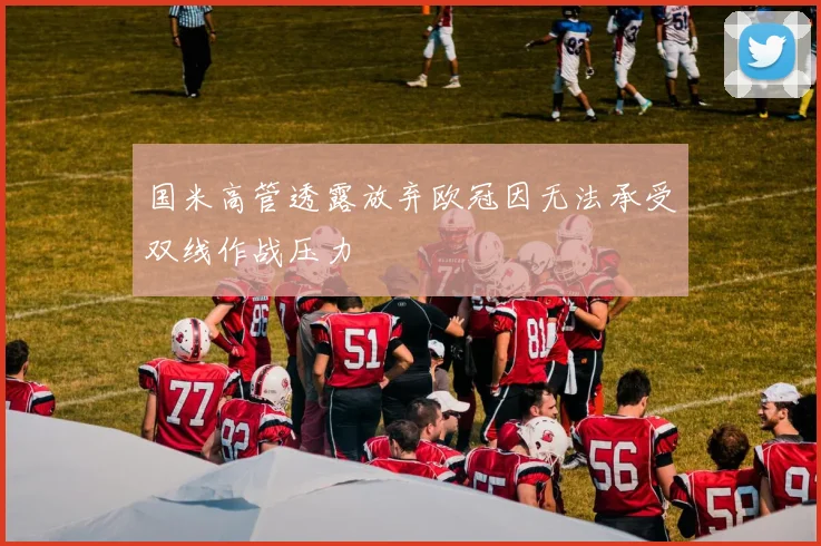 国米高管透露放弃欧冠因无法承受双线作战压力